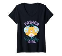 Femme Care Bears Father of The Birthday Girl T-Shirt avec Col en V