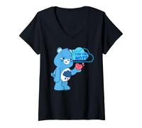 Femme Care Bears Grumpy Can You Not T-Shirt avec Col en V