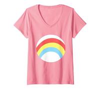 Femme Care Bears: Unlock The Magic Cheer Bear Belly T-Shirt avec Col en V