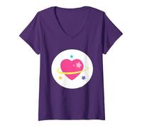 Femme Care Bears: Unlock The Magic Daydream Bear Belly T-Shirt avec Col en V