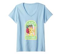 Femme Care Bears: Unlock The Magic Funshine Bear Camp All-Star T-Shirt avec Col en V