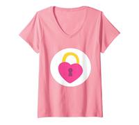 Femme Care Bears: Unlock The Magic Secret Bear Belly T-Shirt avec Col en V