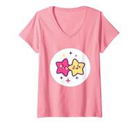 Femme Care Bears: Unlock The Magic Silly Star Bear Belly T-Shirt avec Col en V