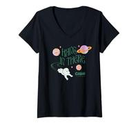 Femme Casper The Friendly Ghost Hang in There T-Shirt avec Col en V