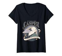 Femme Casper The Friendly Ghost It Was Just A Dream T-Shirt avec Col en V