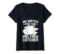 Femme Catcher De Grenouille No Match for The Grenouille T-Shirt avec Col en V