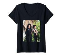 Femme Cedric & Omar Mars Volta Latin Jazz Rock par Andy Willsher T-Shirt avec Col en V