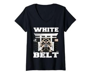 Femme Ceinture Blanche d'arts Martiaux: Première étape vers Le Championnat T-Shirt avec Col en V