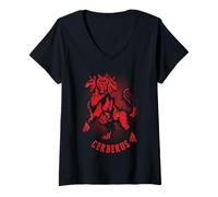 Femme cerbère T-Shirt avec Col en V