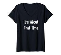 Femme C'est à Peu près Cette époque T-Shirt avec Col en V