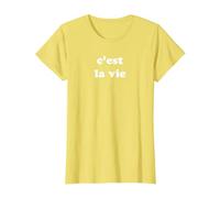 Femme Cest La Vie Mignon Tendance Esthétique Minimal Amour Jeu de Mots T-Shirt