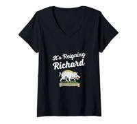 Femme C'est Le dirigeant Richard - Roi Richard III T-Shirt avec Col en V