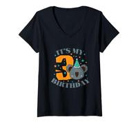 Femme C'est Mon troisième Anniversaire, Une Petite Fille Koala T-Shirt avec Col en V