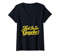 Femme C'est Tellement Amusant et Sarcastique Gauche T-Shirt avec Col en V