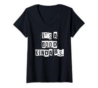 Femme C'est Un Bon Genre de B.S. T-Shirt avec Col en V