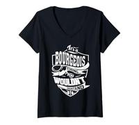 Femme C'est Un Cadeau Bourgeois T-Shirt avec Col en V