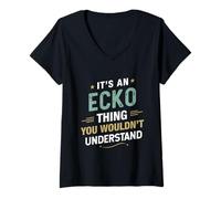 Femme C'est Une Chose Ecko Que Vous ne comprendriez Pas prénom T-Shirt avec Col en V