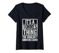 Femme C'est une histoire de Torres que vous ne comprendriez pas : le nom de Torres T-Shirt avec Col en V