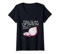 Femme C'est Une Opinion, Le Pi est Silencieux, des mathématiques drôles T-Shirt avec Col en V