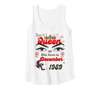 Femme Cette Reine est née en décembre 1989, Anniversaire de décembre : Femmes Débardeur