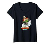 Femme Cette rousse Peut déchiqueter | Manga Pride Skiing Skier Manhwa T-Shirt avec Col en V