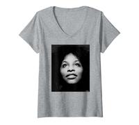 Femme Chaka Khan I'm Every Woman Singer par AJ Barratt T-Shirt avec Col en V