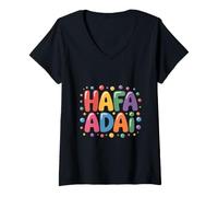 Femme Chamorro Guam Guam Guaméen T-Shirt avec Col en V