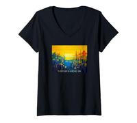 Femme Chaque jour est une bonne journée - appréciation T-Shirt avec Col en V