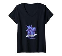 Femme Charles Martel T-Shirt avec Col en V