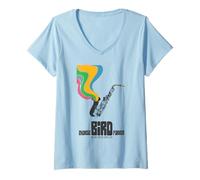 Femme Charlie Parker Birdland, New York, 1955 T-Shirt avec Col en V