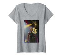 Femme Charlie Simpson Busted Live Crashed The Wedding Pop Band T-Shirt avec Col en V