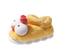 Femme Chaussons Fermés À Bec Animal Doublure Peluche Coupe Ajustée | Semelle Intérieure Rembourrée Soulier, Pantoufles , Style Ludique Pièce Molletonnée, Mules Légères, Pour Maison Hiver