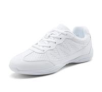 Femme Chaussures de Cheerleading Danse Filles Modern Jazz Anti-dérapant Gym Running Baskets Blanc 35