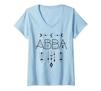Femme Chemise d'anniversaire Abba pour femmes, hommes, enfants, cadeau T-Shirt avec Col en V