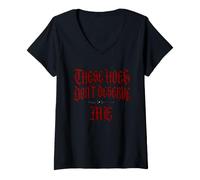 Femme Chemise Drôle pour La Rupture De La Relation avec Un Petit T-Shirt avec Col en V