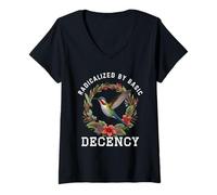 Femme Chemises de Justice Sociale progressistes radicales T-Shirt avec Col en V