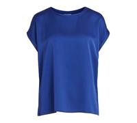 Femme Chemisier en satin T-shirt à manches courtes Brillant Haut de base VIELLET