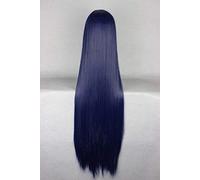 Femme cheveux longs raides 100 CM perruques résistant à la chaleur synthétique Anime Cosplay perruque Halloween carnaval fête femmes Cosplay perruques QS X