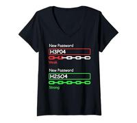 Femme Chimie Substance Chimique - Chimiste T-Shirt avec Col en V