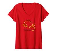 Femme Chinese New Year of The Ox 2021 T-Shirt avec Col en V