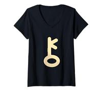 Femme Chiron - Astrologie Astrologique Planétoïde Zodiaque T-Shirt avec Col en V
