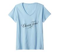 Femme Choosin Texas Wedding Police T-Shirt avec Col en V