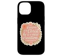 Femme chrétienne si Quelqu'un est en Christ, il est Une Nouvelle création Coque pour iPhone 14