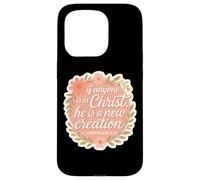 Femme chrétienne si Quelqu'un est en Christ, il est Une Nouvelle création Coque pour iPhone 15 Pro