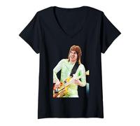 Femme Christopher Guest : Spinal Tap Break Like The Wind, époque 1992 T-Shirt avec Col en V