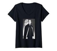 Femme Christopher Lee Dracula A.D. 1972 Acteur 1971 T-Shirt avec Col en V