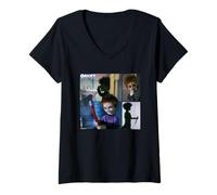 Femme Chucky Glenn Bathtime Carnage Collage T-Shirt avec Col en V