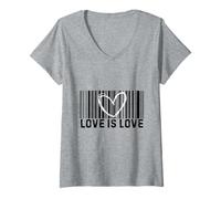 Femme Citation « Be Kind to Your Mind LGBTQ Pride » sur la santé mentale T-Shirt avec Col en V
