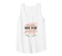 Femme Citation de Motivation de l'amour de soi, état d'esprit Positif imparfait Débardeur
