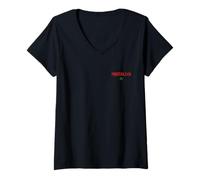 Femme Citation Drôle Marrakech Voyage Maroc Aventure Désert T-Shirt avec Col en V